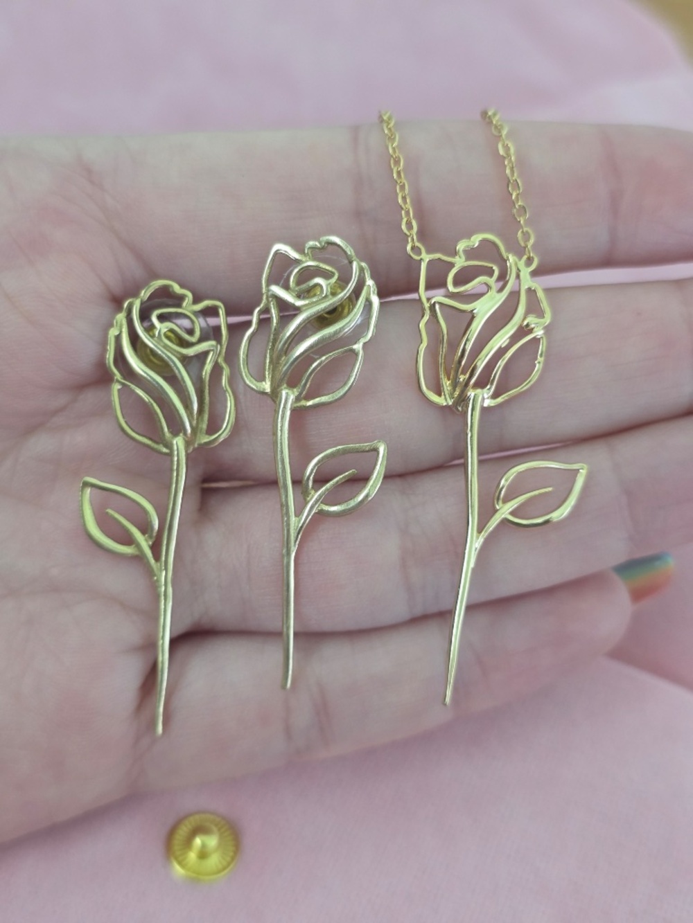 Rosalie Studs and Necklace - Each Jewels - Picture 9 of 9